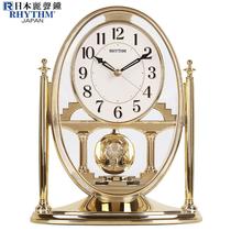Lisheng fashion dynamic dream table clock rotating clock idyllic decorative clock European living room clock