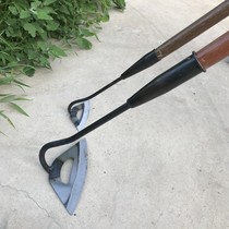  Weeding small hoe Household weeding vegetable digging multifunctional old-fashioned hollow forging agricultural tool hoe artifact