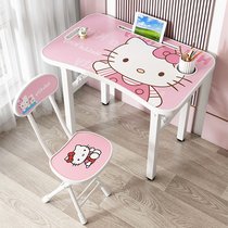 Children folding learning table and chair small size childrens room desk chair girl childrens table 3 years old 3 a 6 year old boy