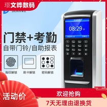 M12 attendance door access control system fingerprint all-in-one password swipe access card control card machine controller