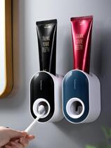 Fully automatic squeezing toothpaste artifact wall-mounted toothbrush toothpaste rack creative toothpaste household non-punching squeezer