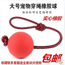 Dogs toys bite-resistant solid ball pet supplies training large and medium-sized dog grinding edge shepherd fur haschic interaction