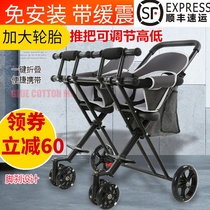 Twin baby strollers are light and easy to fold and portable which can be split in summer.