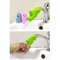 Silicone faucet extender connector Guide sink splash diversion extender Water nozzle Children baby hand sanitizer