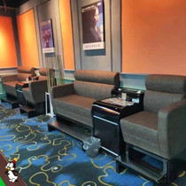 Billiard Table Sofa Seat Ballroom Club View Ball Chairs Chairs Leather Tea Table Accessories Style