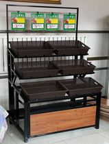 Fruit and vegetable rack fruit rack multi-function rack new trapezoidal vegetable fruit shelf supermarket fruit shelf fine
