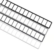 Supermarket shelves laminates baffle