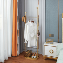 Nordic bedroom hanger floor coat rack living room net red small apartment household vertical hanging clothes rack simple and light luxury