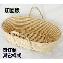 Baby basket Portable basket Mini bamboo woven Summer Hand woven Woven Rattan Woven material Portable small basket
