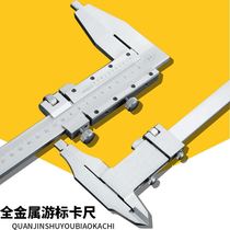 Large-range vernier caliper 500mm high precision large caliper scale 600mm long claw 1000mm oil standard table 300