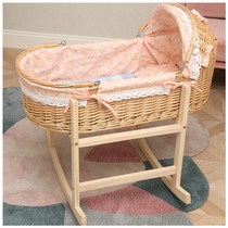 Old-fashioned cradle Chaoshan coax baby artifact liberating hands baby products rocking basket baby old sleeping basket