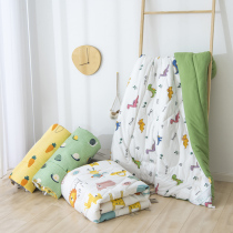 Childrens summer cool quilt Four Seasons air conditioning by kindergarten quilt baby nap spring and autumn is thickened winter cover is machine washable