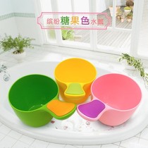 Drifting shampoo cup Baby drop-proof childrens water scoop watering bath spoon water scoop Bath spoon Small baby water spoon