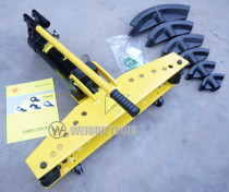 Weiguo pipe bender Manual 4 inch hydraulic pipe bender galvanized pipe bending tool pipe bender copper pipe with 9 molds