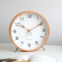 MJK clock simple clock ornaments Nordic desktop clock living room home desktop modern personality creative pendulum clock