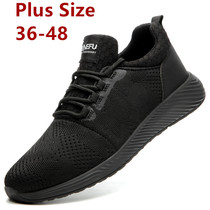 Safety Soes Men Steel Toe Ligtweigt Industrial Sneakers