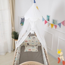 Crib mosquito net with bracket Childrens foldable lifting anti-mosquito cover full cover universal newborn baby mosquito net 