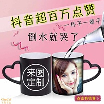 Mark water cup that can print photos of cups can be printed photos female creative trend personality male production
