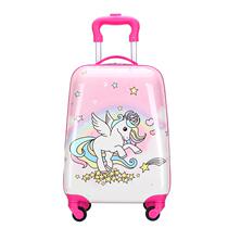 The new 18-inch cartoon cute universal wheel to reduce the burden of male and female students schoolbag childrens trolley luggage luggage luggage suitcase