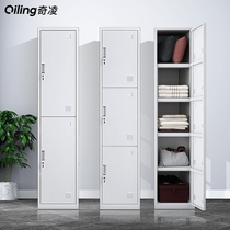 Single door locker staff storage locker filing cabinet home iron wardrobe with lock bathroom gym wardrobe