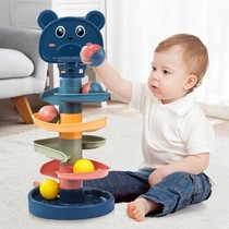⭐️ Baby toys for more than 6 months puzzle early education boy 0 One 1 year old 12 seven 8 eight 9 baby 3 track ball turn