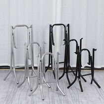 Foldable table leg bracket Iron shelf table tripod Table leg Dining table table leg bracket Round table rack