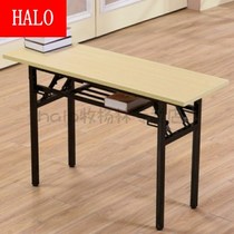 Conference Table Folding Remedial Class Table And Chairs Elementary School Students Training Double Tutoring Class Strip New Table Composition Suit