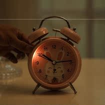 Sound Super volume small alarm clock students with silent bedside creative personality lazy children luminous cartoon noise