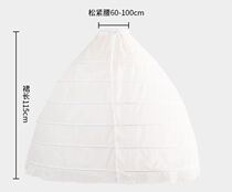 Wedding dress skirt brace bridal flat lining costume dress style petticoat lace Fishbone brace