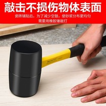 Installation of rubber hammer tile tapping and leveling large and medium rubber hammer decoration leather hammer beef tendon hammer