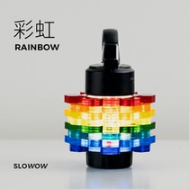 Ledlenser Raytheon ML4 Outdoor Camping Light Slowow Hand Custom Lampshade-Rainbow