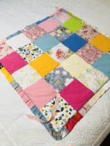 Baby hundred family is handmade diy cotton cloth head quilt mattress twill flower traditional patchwork Nafu New