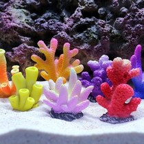 Aquarium landscaping simulation mini sea urchin sea anemone coral aquarium decoration supplies sea water tank starfish resin ornaments