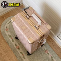 Bangzan export Japan high-end aluminum frame suitcase HINOMOTO silent wheel trolley case strong suitcase
