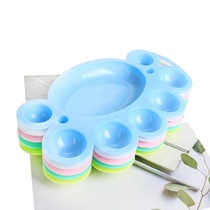 Kindergarten early education childrens painting art paint multifunctional palette disc childrens gouache graffiti material