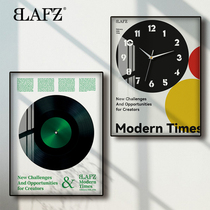 Net red clock ins poster clock painting modern era art decoration meter box wall clock home fashion clock decoration