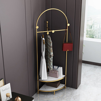 Nordic Marble Corner Cloister Hood Home Triangle Hanger Floor Wall Corner Shelve Bag Rack Bedroom Hanging Hanger