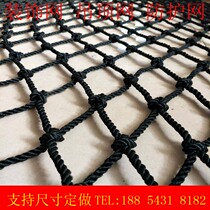 Black Decorative Ceiling Mesh Hanging Clothing Mesh Septnet Safety Stairs Protection Anti-Fall Nets Nylon Mesh Rope Site Enclosure Net
