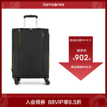 (6fold) Samsonite trolley box soft box light and stylish large capacity silent universal wheel luggage GL5