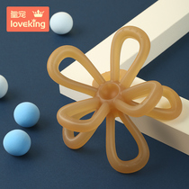 Baby teether molar stick Baby bite bite glue Anti-eating hand grab ball toy Le tooth bite artifact Silicone can be boiled