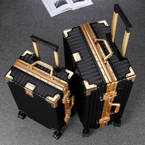 Six red kangaroo mute universal wheel luggage female trolley case male aluminum frame password box student boarding suitcase