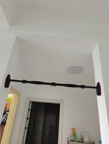 Horizontal bar on the door Household indoor childrens punch-free wall pull-up device childrens single rod home fitness equipment