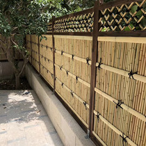  Bamboo fence Fence fence Japanese outdoor garden anticorrosive courtyard Bed and breakfast decoration bamboo wall balcony Bamboo woven old bamboo