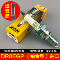 NGK motorcycle Platinum spark plug DR8EGP Long Xin Zong Shen Wuyang Honda Jialing Qianjiang 125 General