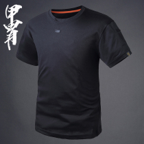 Summer short-sleeved physical training suit T-shirt Men Outdoor Sports tactics quick-dry military fans short-sleeved round neck