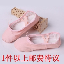 Professional ballet soft-bottom dance shoes training shoes non-scalp cats claw shoes canvas shoes special shoes color remarks