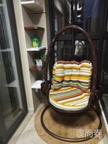 Sling basket rattan chair indoor swing Birds Nest rocking chair lazy hammock rocking basket chair courtyard home bedroom balcony small hanging chair