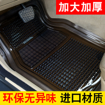 Car mat mat easy to clean transparent latex car pedal mat waterproof non-slip rubber mat rubber silicone Four Seasons Universal