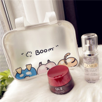 Large capacity makeup storage bag box ins wind portable makeup bag Waterproof travel wash bag Portable swimming bag