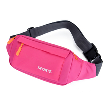 Waist bag womens new sports running bag fashion all-match chest bag Oxford cloth bag Korean version ladies shoulder Messenger bag